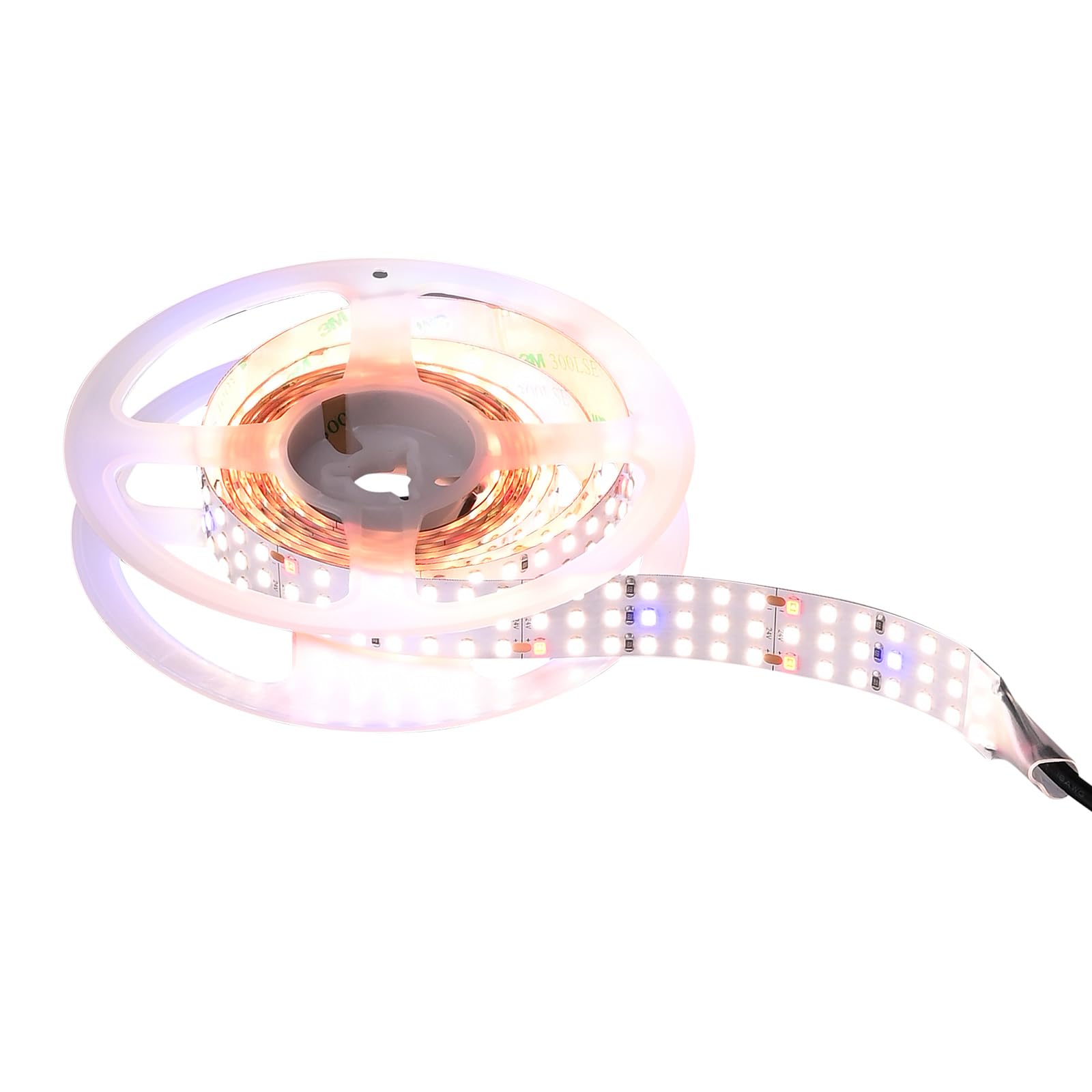 2M LED Pflanzenlampe 24V 55W 840 LEDs Vollspektrum Pflanzenlicht mit Hohem PPFD Streifen Pflanzenleuchte Schneidbar Flexibles Selbstklebend für Keimlinge, Gemüse, Blüten(Ohne Netzteil)