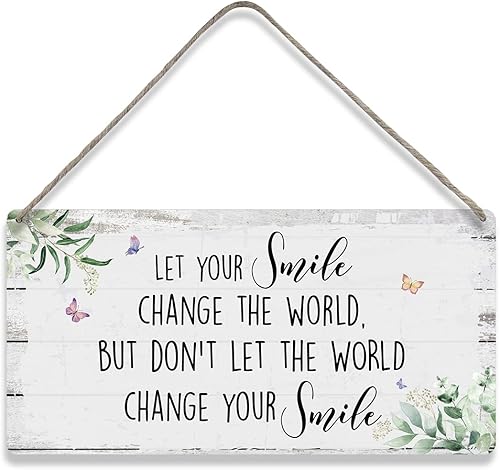 Vista 19 de MIGUMUTU Letrero de madera con texto en inglés "Behind You All Your Memories Before You All Your Dreams