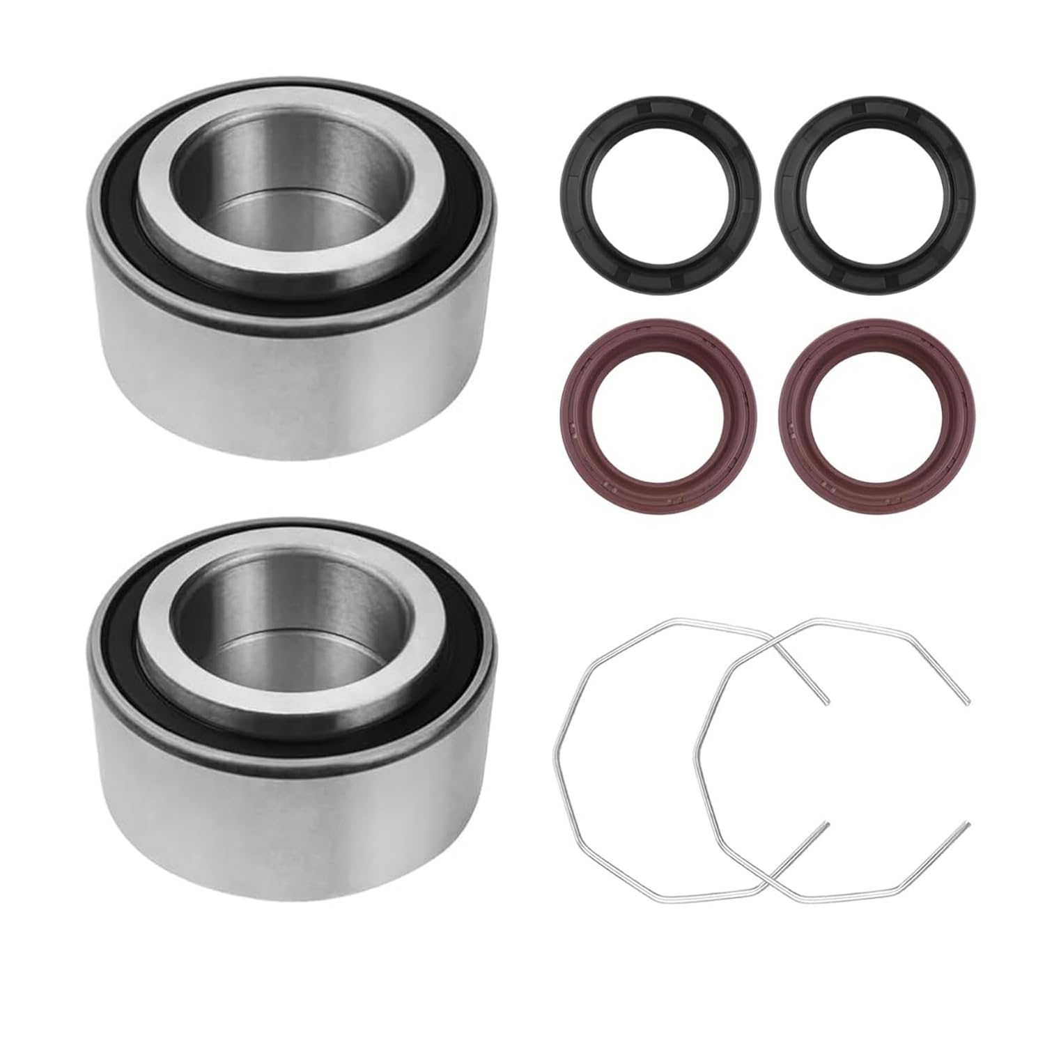 2 Sets Wheel Bearing Seal Kit for Front or Rear Replacement for Arctic Cat 250 300 375 400 500 1998-2004