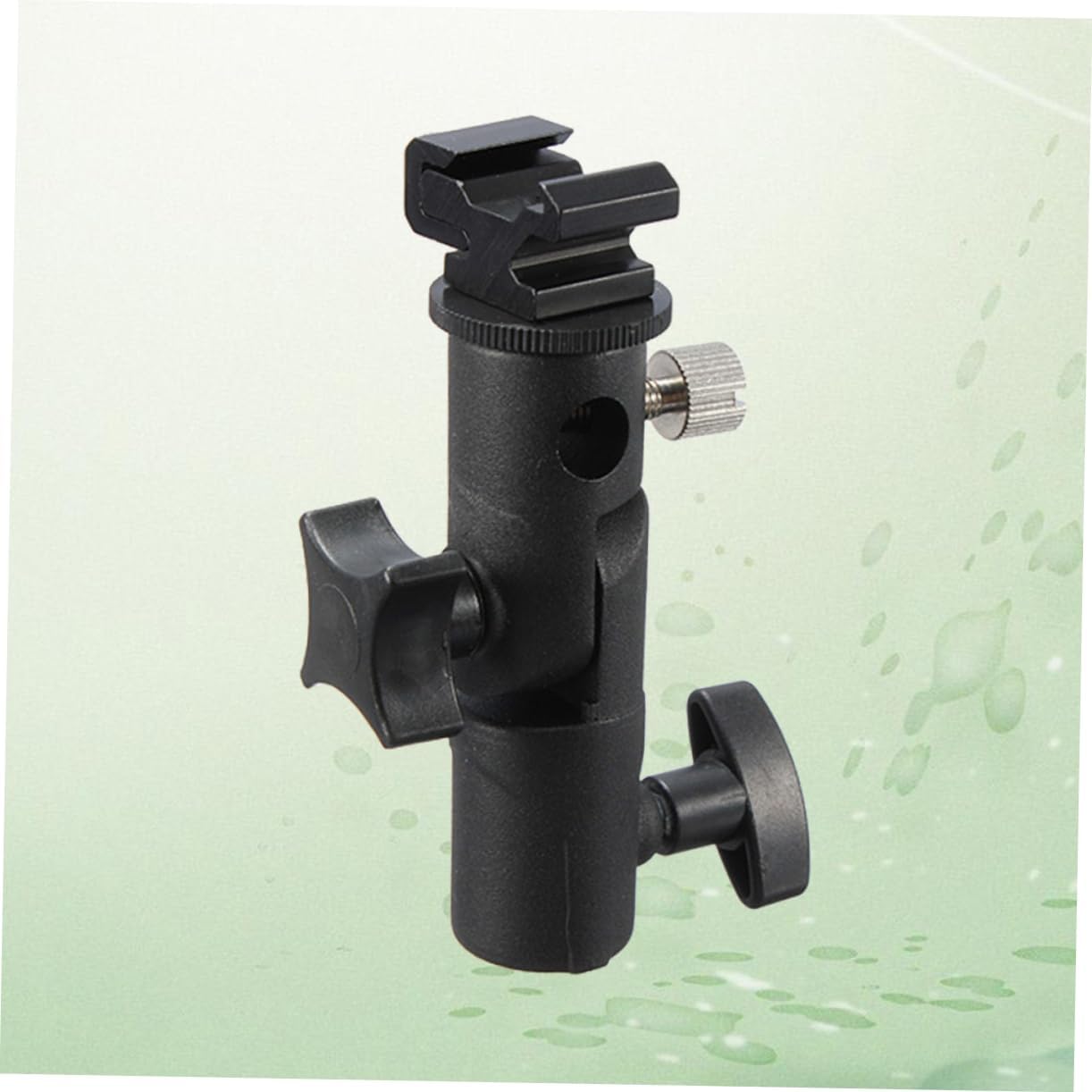 NUOBESTY 2pcs Flash Stand Bracket Metal Flash Lamp Holder Mount for DSLR Camera Umbrella Holder Light Mounting Bracket