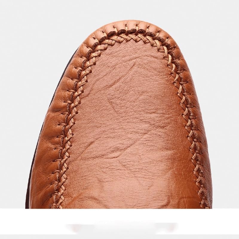 Shoes Men's Casual Slip-on Loafers Comfortable Low-top Soft-soled Oxford Shoes Men Versatile Flat Shoes for Wedding Parties Work