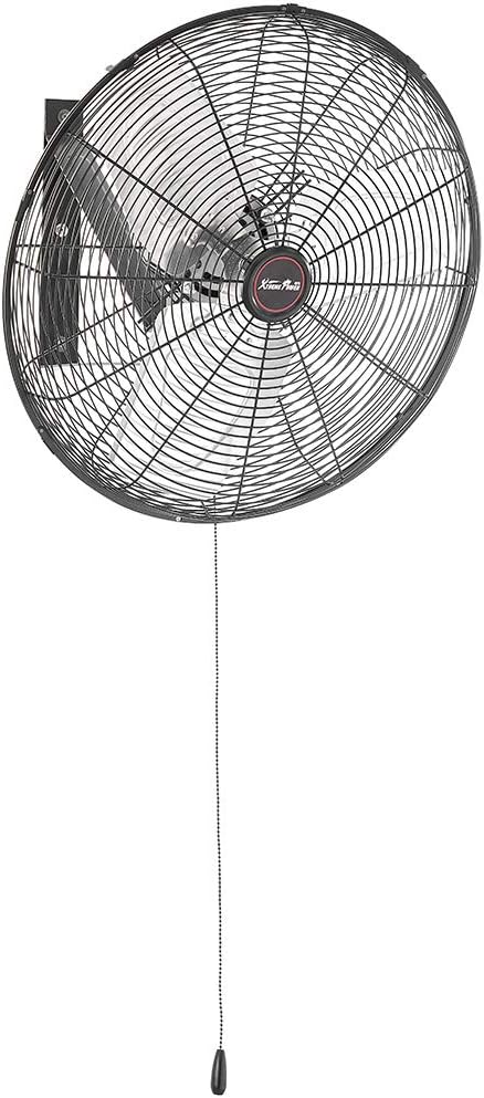 XtremepowerUS Pro-Series Wall Mount Workstation 20 inch High-Velocity Fan Adjustable 3-Speed Motor, 4900 CFM Tilt for Home, Office, and Grow Tents