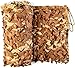 Filet de Camouflage Auvents Renforcé,Camouflage Net Filets Militaire Couverture Camouflage pour Chasse Jardin Clôture Déco Pergola,Parasols,Tente de Camping,Filet D'ombrage (5x5m(16.4*16.4ft))