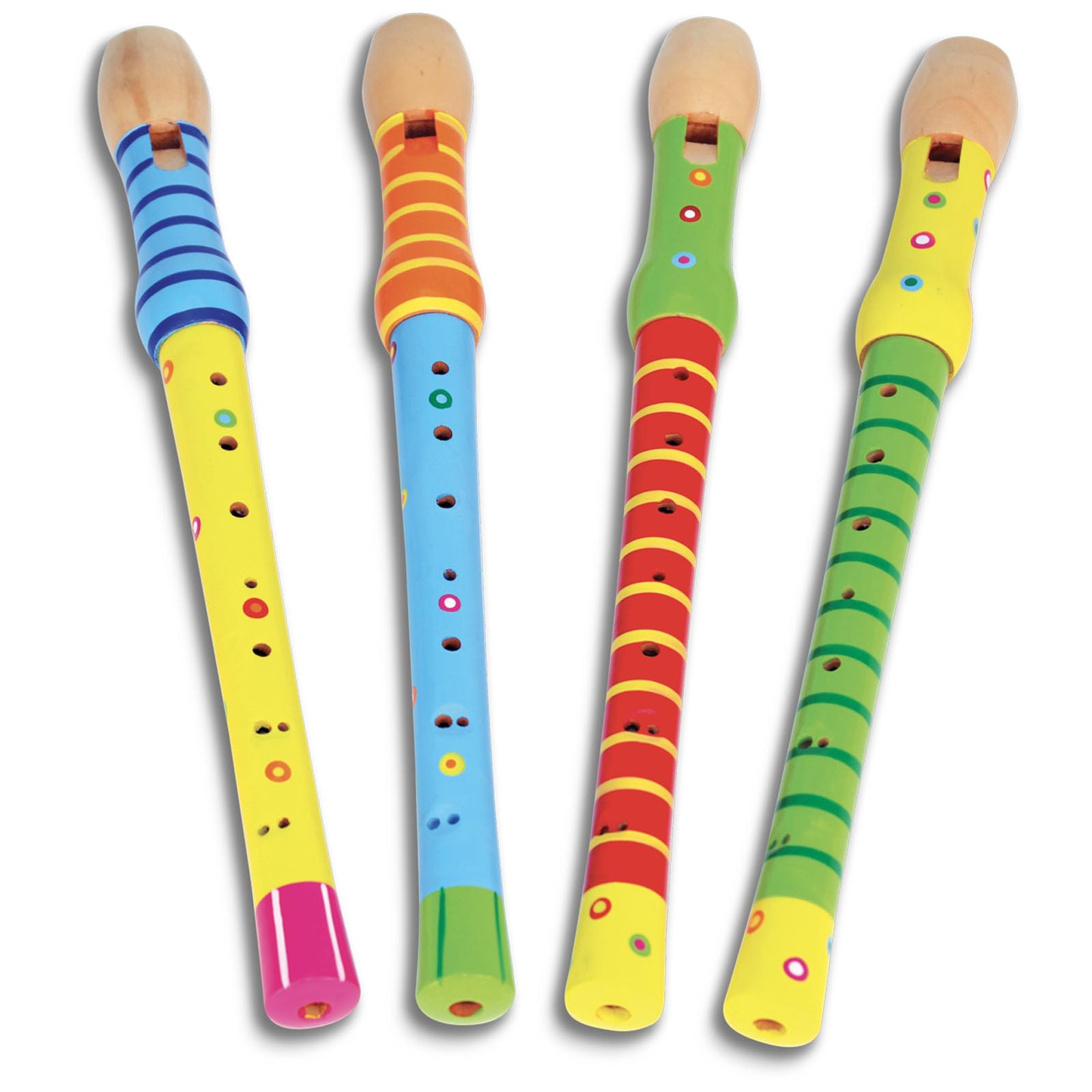 Bontempi - 313010 - Instrument De Musique - Flûte Soprano en Bois Doigté Baroque - Coloris Aléatoire