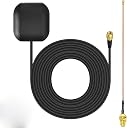 NETBOON Navigation Antenna Magnetic Mount SMA Male GPS Antenna with 15cm IPEX to SMA Female RG178 Coaxial Pigtail Cable gallery image