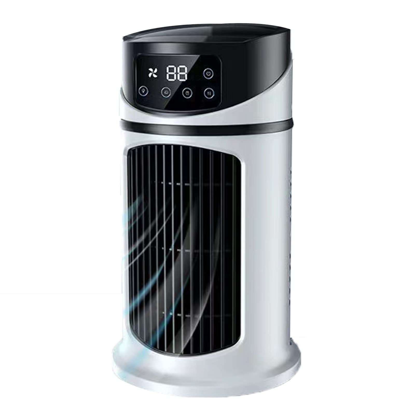 Mekalero Multifunctional Desk Fan Evaporative Air Cooler Portable Conditioner Adjustable Cooling Easy to Use Cooler Cold Mist Humidifier Ac Personal