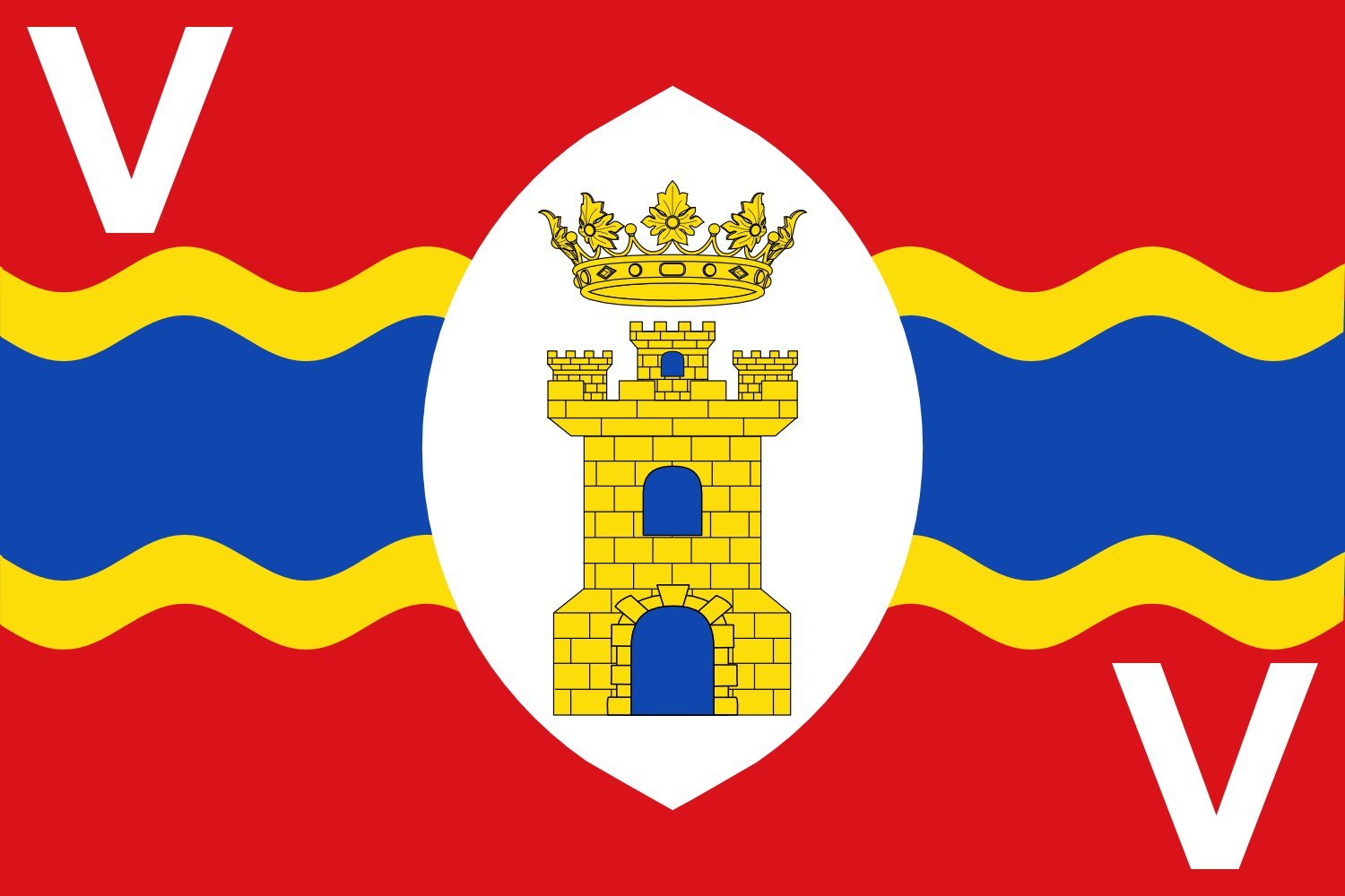 Drapeau El Vallecillo résistant grand format pour pavoisement extérieur