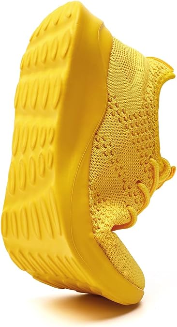 DLWKIPV Mens Trainers Slip On Sneakers Breathable Cushioned | Mesh Upper with Padded Insole and Non Slip Outsole For Running,Walking,Tennis,and All-day Active Comfort.
