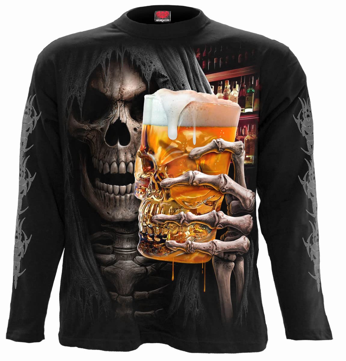 Spiral Men's Black - Live Loud - Longsleeve T-Shirt - Xl