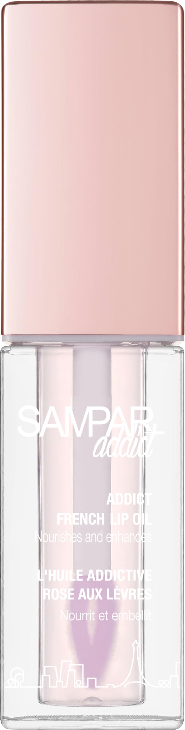 Sampar Addict French Oil with Sponge Applicator - Korean Beauty Perfect for Lip Oils & Glosses | Rosehip, Rare Beauty Tinted Lip Oil, Broadway
