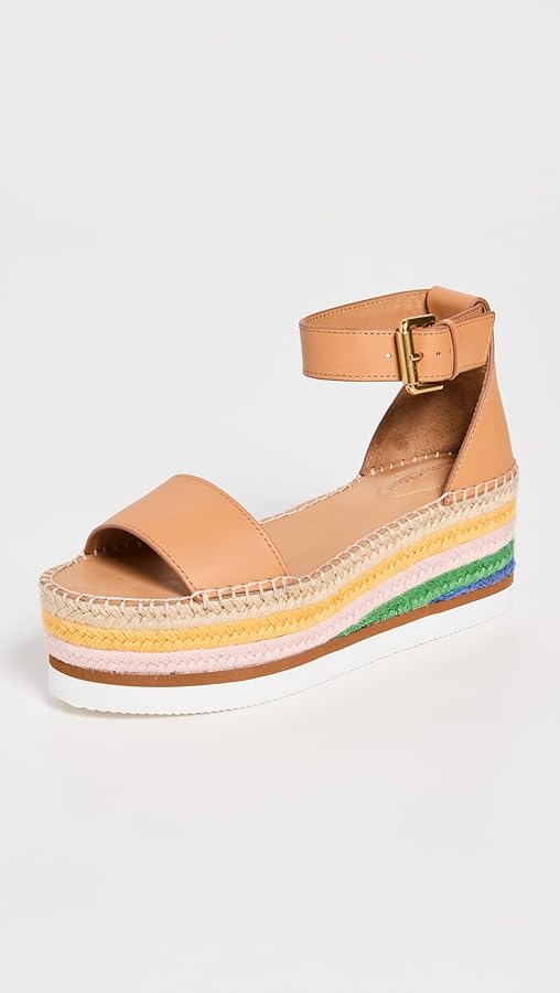【関税込み】See by Chloe タン Glyn スライド Amazon.com | SEE BY Chloé Women's Glyn Espadrilles, Tan, 10
