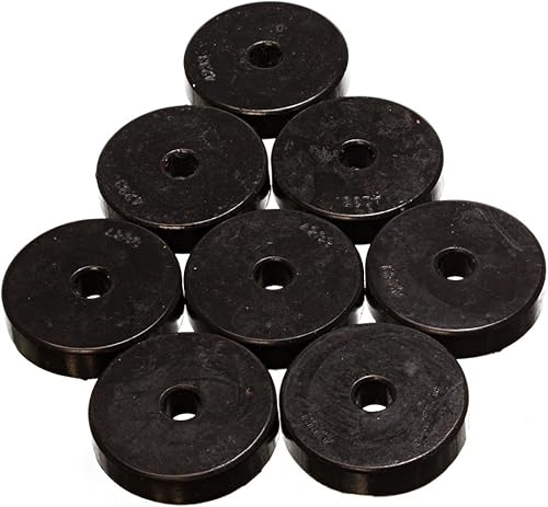 Energy Suspension 9.9528G Almohadilla de resorte de hoja, 2-932 pulgadas de diámetro exterior x 716 pulgadas de diámetro interior x 12 pulgadas de