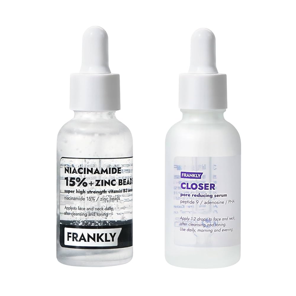 Amazon.com: FRANKLY Pore Radiance Set | Niacinamide 15% Zinc