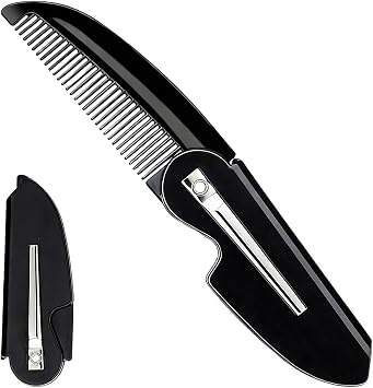 Beard Comb for Men | Hair Straightening Brush | Fine Teeth Hair Beard Comb, Grooming for Travel, Commuting, Hair Care, Home, Student Dorm, Great for Grooming and Conditioning Mustaches, Compact and