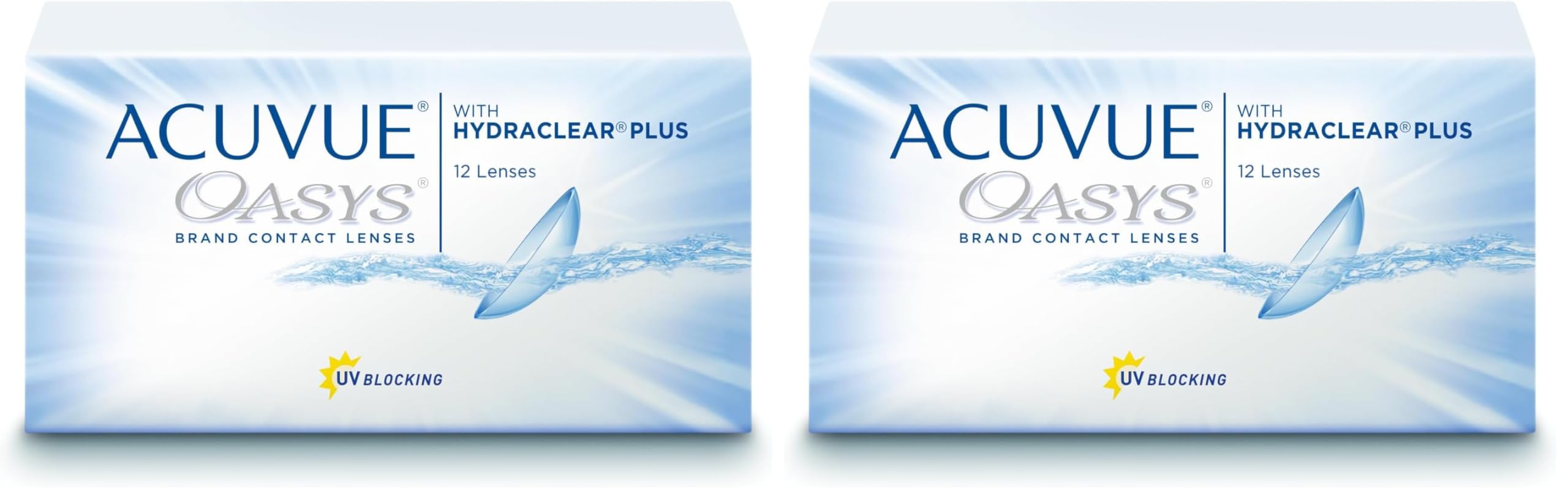 Acuvue Oasys Wochenlinsen weich, 12 Stück/BC 8.4 mm/DIA 14.0/3.75 Dioptrien (Packung mit 2)