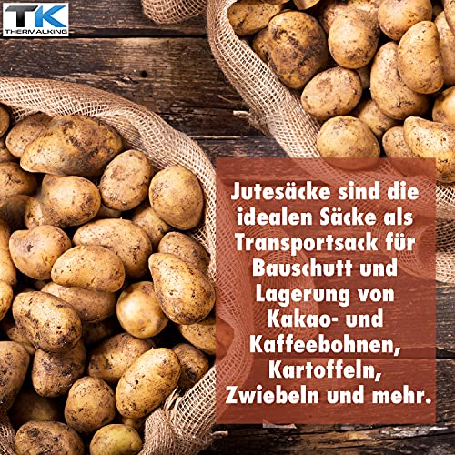Jutesäcke TK Thermalking 10 Stück 60×110 cm für Winterschutz