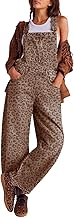utcoco Womens Denim Overalls Loose Fit Barrel Leg Adjustable Strap Hip Hop Jean Jumpsuits