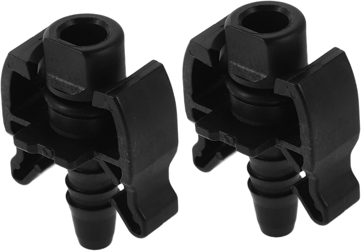 MAGICLULU 2pcs Coolant Outlet Fitting Radiator Hose Connector Thermostat Replacement Part for Car Cooling System Heater Tube Adapter