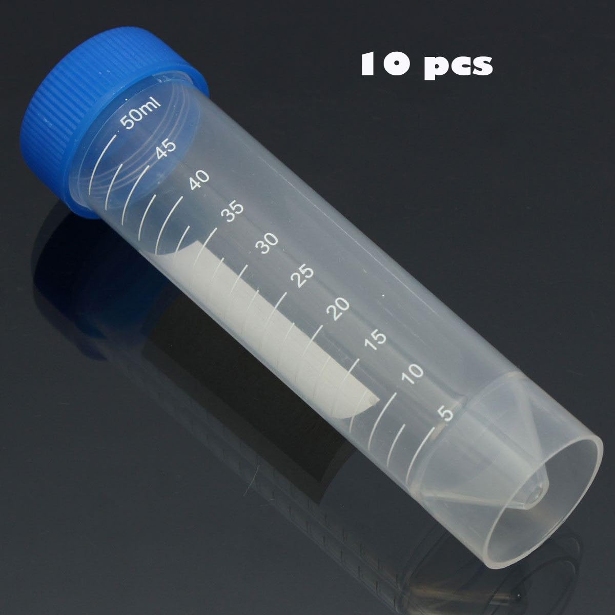 50ml Graduated Plastic Eppendorf Centrifuge Tube Self Standing With Screw Cap
