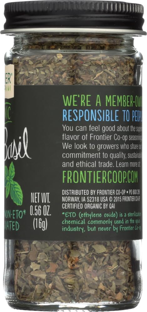 FRONTIER HERB BASIL ORG BTTL, 0.56 OZ12