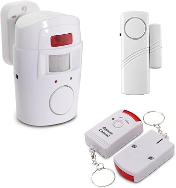 LOREX Kap  Pencere Alarm  Hediyeli Kablosuz Hareket Dedekt rl  Ev Alarm Sistemi, Kumandal  H rs z Alarm Sistemi, PIR Alarm