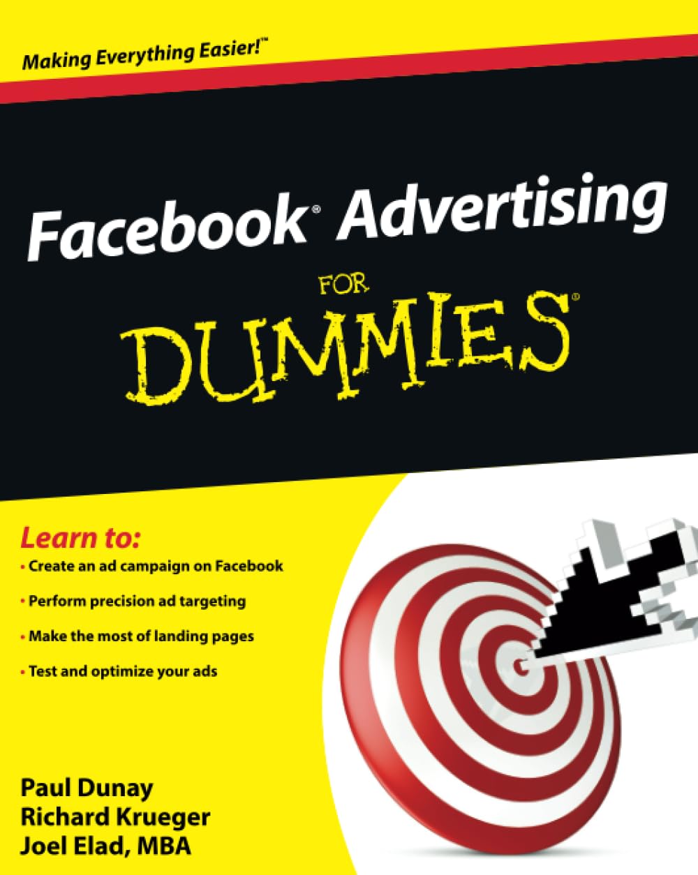 Facebook Advertising For Dummies by P Dunay PAPERBACK 9780470637623