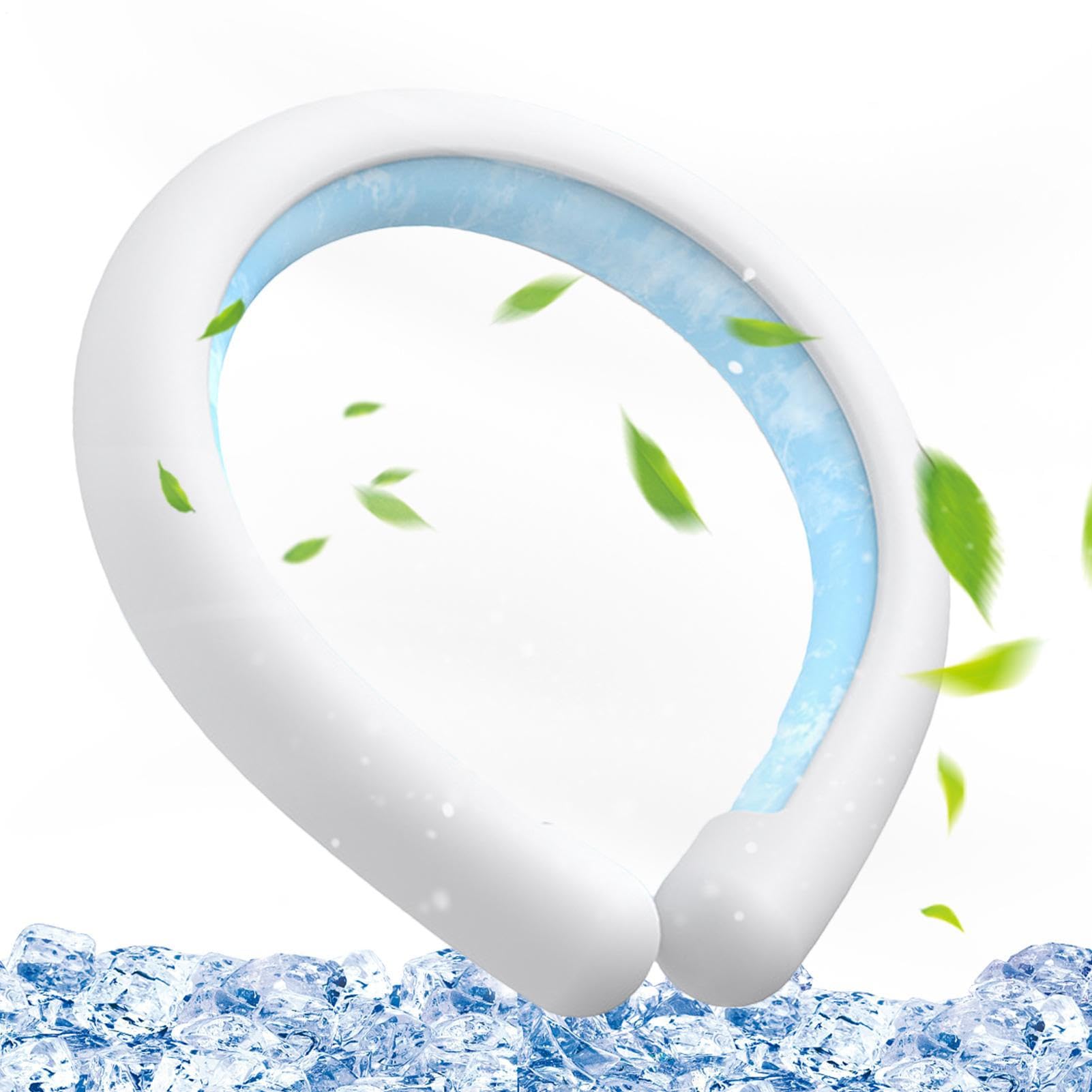 Générique Pack de glace à gel froid de cou portable, tube de refroidissement du cou, relief pour les bouffées de chaleur, refroidisseurs de cou pour temps chaud