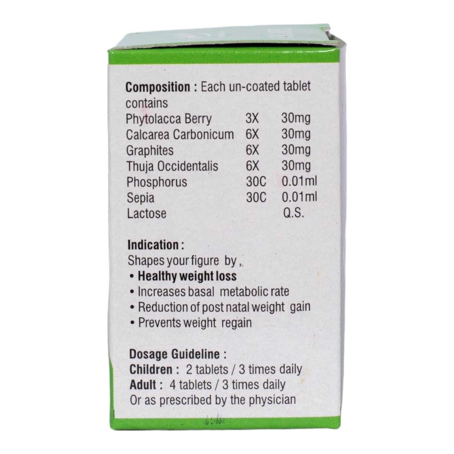 Buy Now Dr Patel'S Homeopathic Figarel Tablet - Redesign Your Shape ...