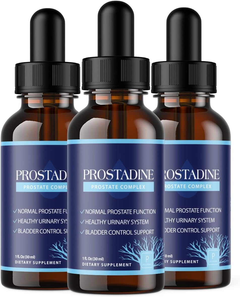 (3 Pack) Prostadine - Official Drop Formula - Get Prostadine Drops Supplement, Maximum Strength Prostatine Drops, Peppermint Flavored 10000mg, Advanced