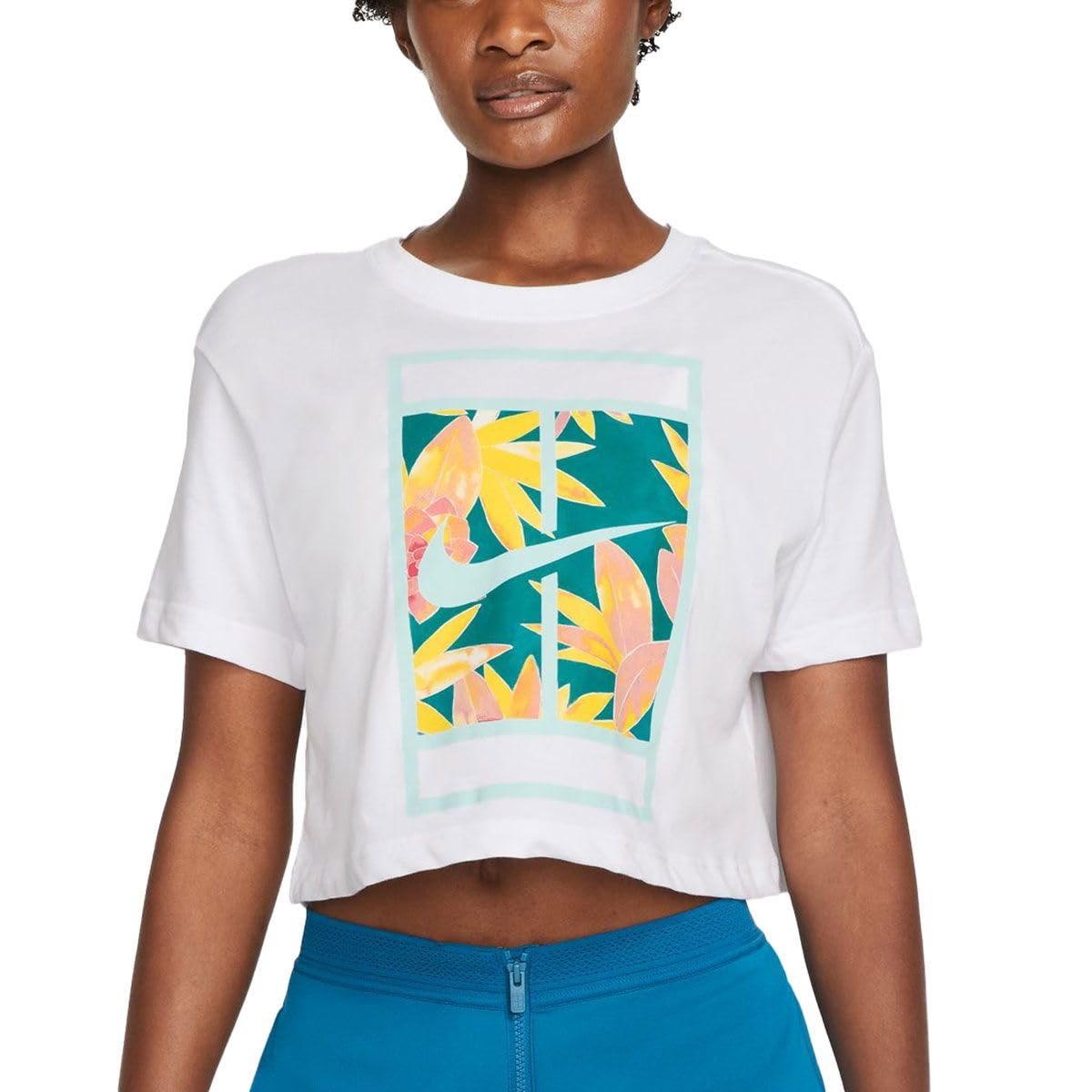 Nike Dri-fit Slam Crop T-Shirt Femme