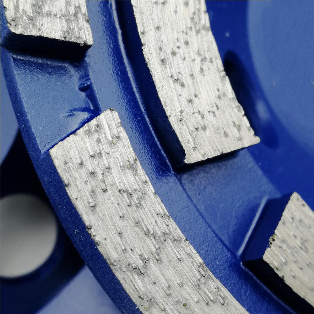 1 jednostka 4,5 cala/115 mm Dwurzędowa diamentowa ściernica garnkowa z gwintem 5/8-11 do betonu, cegły, twardego kamienia, granitu, marmuru, 1 jednostka 4,5 cala/115 mm, 1