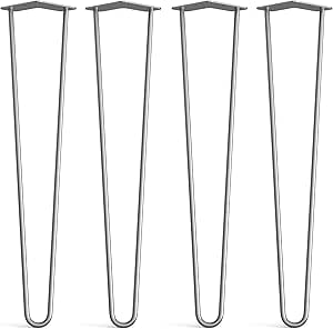 Robustiek Wonen Stalen tafelpoten - Industriële metalen kruis X poten - 10x10 cm