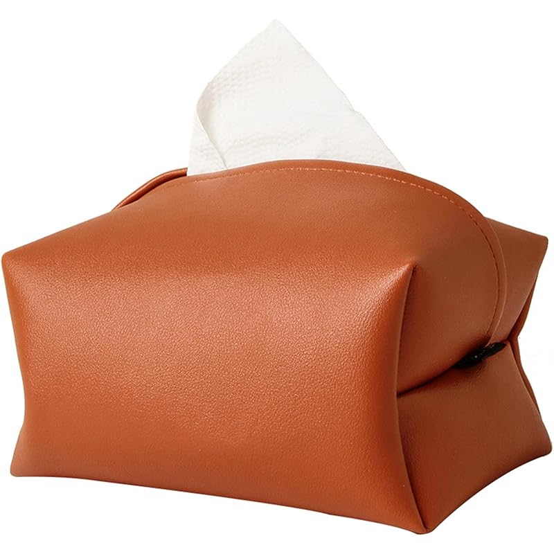 ホーム キッチン 限定数のみ メンズスーツパンツ シンプルでクリエイティブレザーティッシュボックスホームリビングルームバスルームフェイスタオル収納ボックスライトラグジュアリーペーパーボックス メンズ カジュアルパンツ 色 Orange Size 16 5x14 5x9cm
