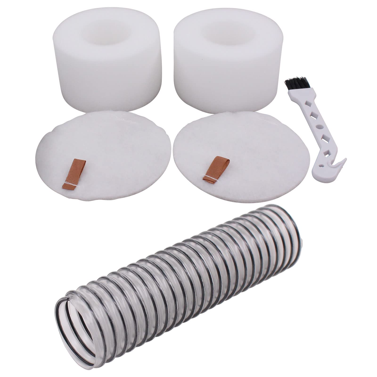 HouYeen Foam and Felt Filter Kit with Lower Duct Hose for Shark NV601 NV601UK NV601UKT Lift-away Vacuum Cleaner