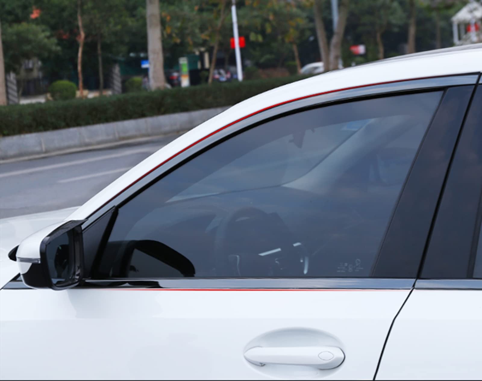 Do krótkiej osi serii 3 G20 G28 2019-2023 | Zewnętrzna listwa wykończeniowa okna samochodu ze stali nierdzewnej Ozdobna listwa uszczelniająca
