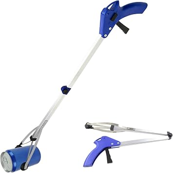 Reacher Grabber ، مخلب طويل قابل للطي للوصول إلى الذراع ، 32 "أداة التقاط سلة المهملات المحمولة