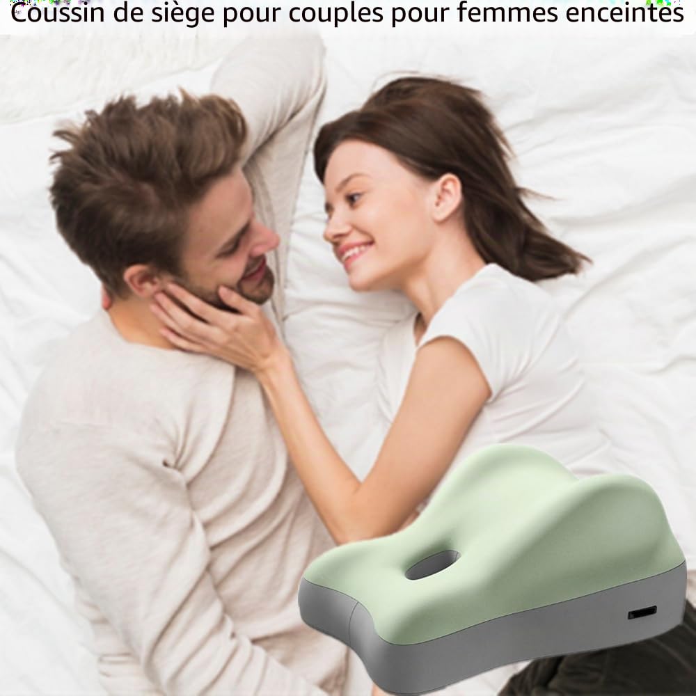 Coussin de siège pour couple pour femme enceinte design robuste, idéal pour s'asseoir et s'allonger, coussin de coin en mousse à mémoire de forme, récupère après l'impact, fournit un soutien pour