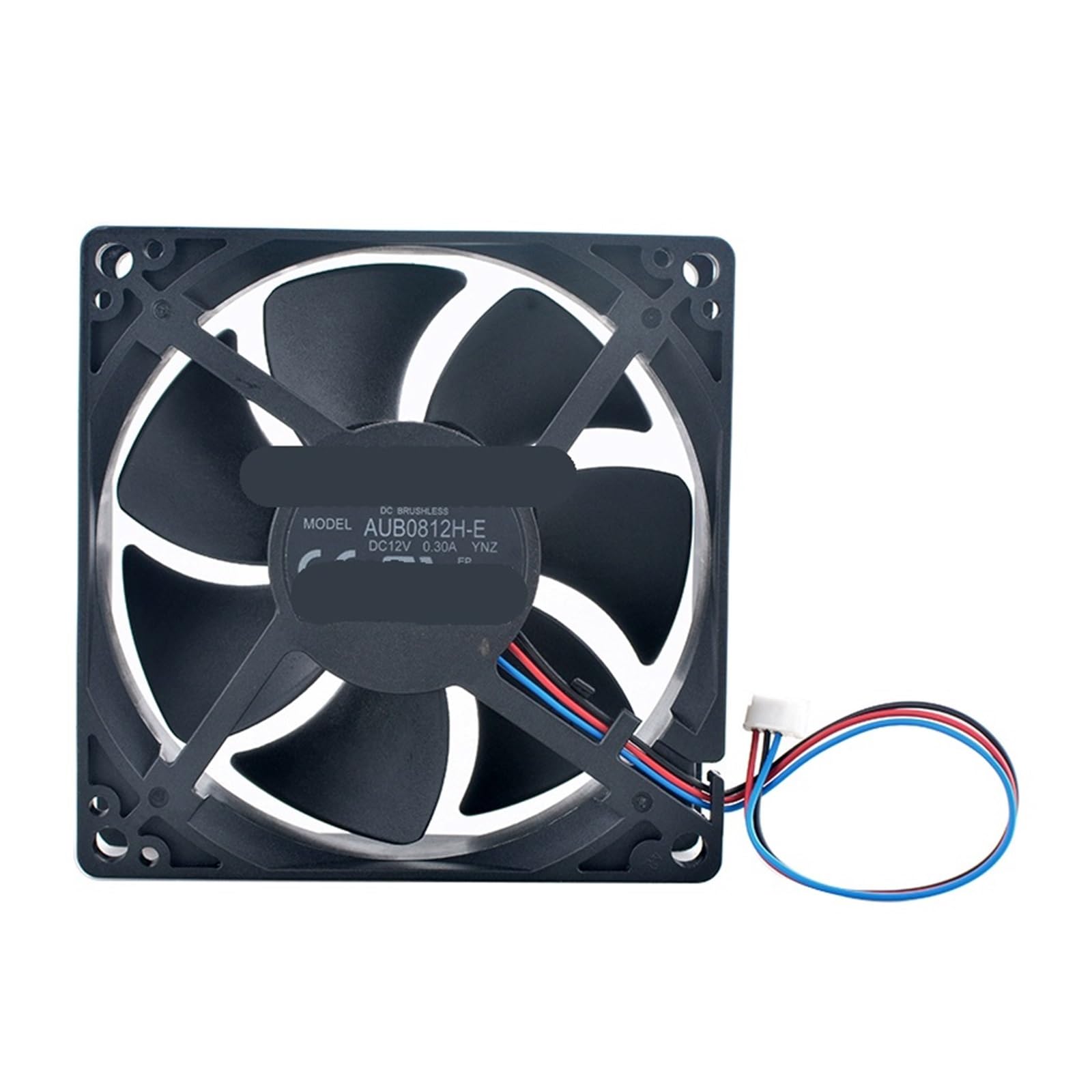JJKKOZVQF AUB0812H-E Axial Flow Cooling Fan 8cm 80mm DC12V 0.30A 80x80x25mm Projector Fan