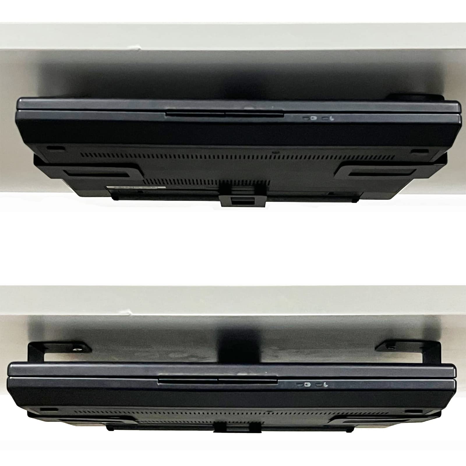 Supporto Universale Per Computer Portatile Da Sotto Il Tavolo, Con Adesivo 3M E Viti, Per MacBook, Router, Modem, Switch Di Rete, Bianco - 5
