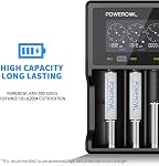AAA Rechargeable Batteries 24 Pack, POWEROWL High Capacity Rechargeable AAA Batteries 1000mAh 1.2V NiMH Low Self Discharge
