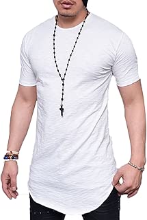 JOKHOO Mens Long Sleeve Hipster Hip Hop Basic Henley T Shirt for Men