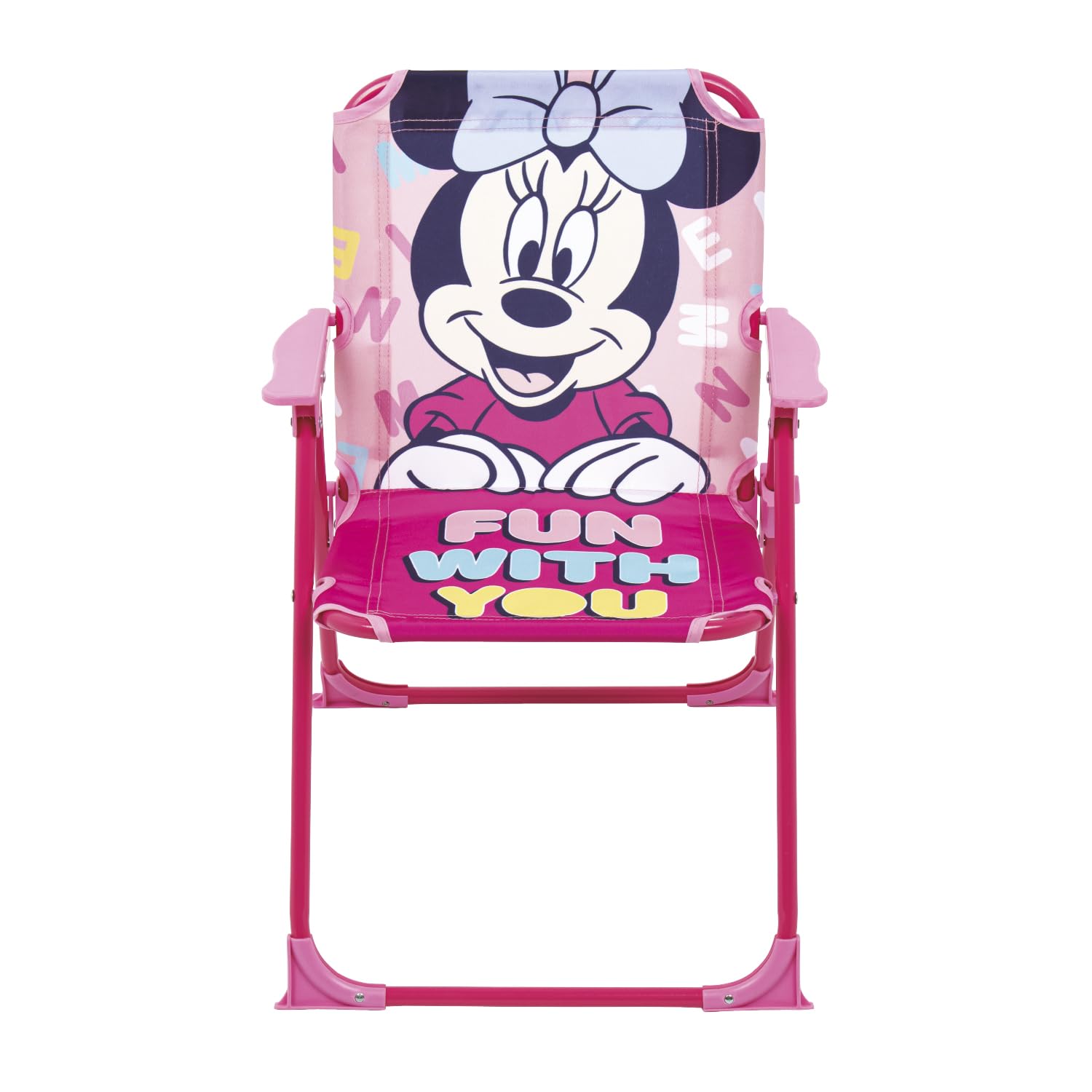 ARDITEX WD14416 Sedia pieghevole con braccioli da 38 x 32 x 53 cm di Disney-Minnie