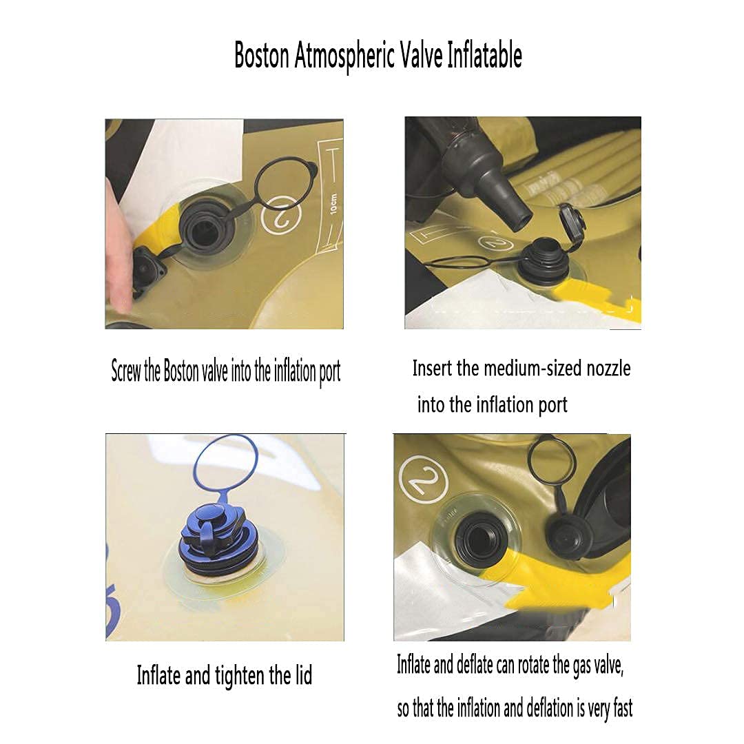 Bateau gonflable pour la pêche et l'aviron, canot pneumatique professionnel en caoutchouc avec pagaie et pompe à main