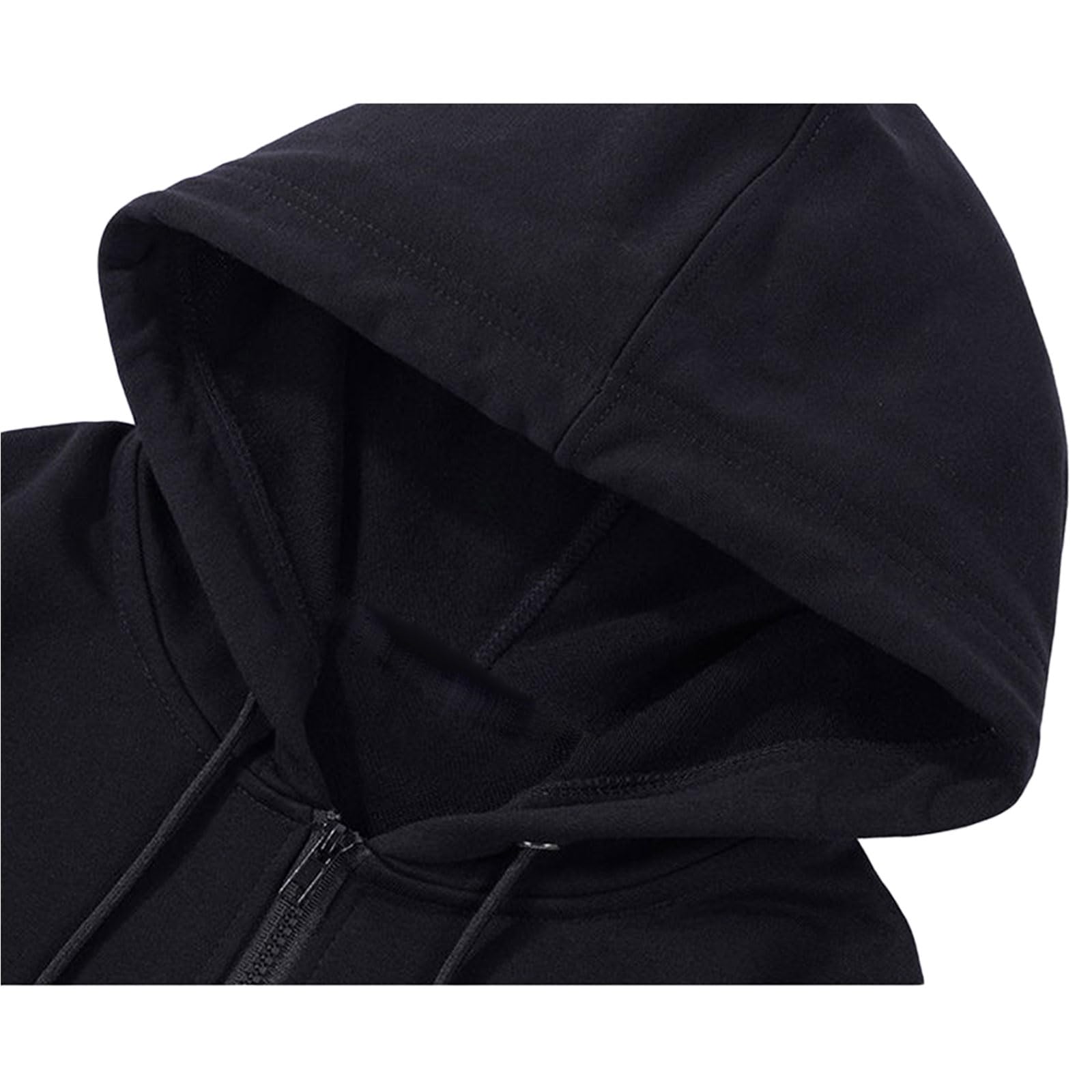 Sweat À Capuche AOT Zippé Sweat À Capuche À Manches Longues Et Fermeture Éclair Femmes Hommes AOT Graphique Surdimensionné Décontracté Y2K Streetwear