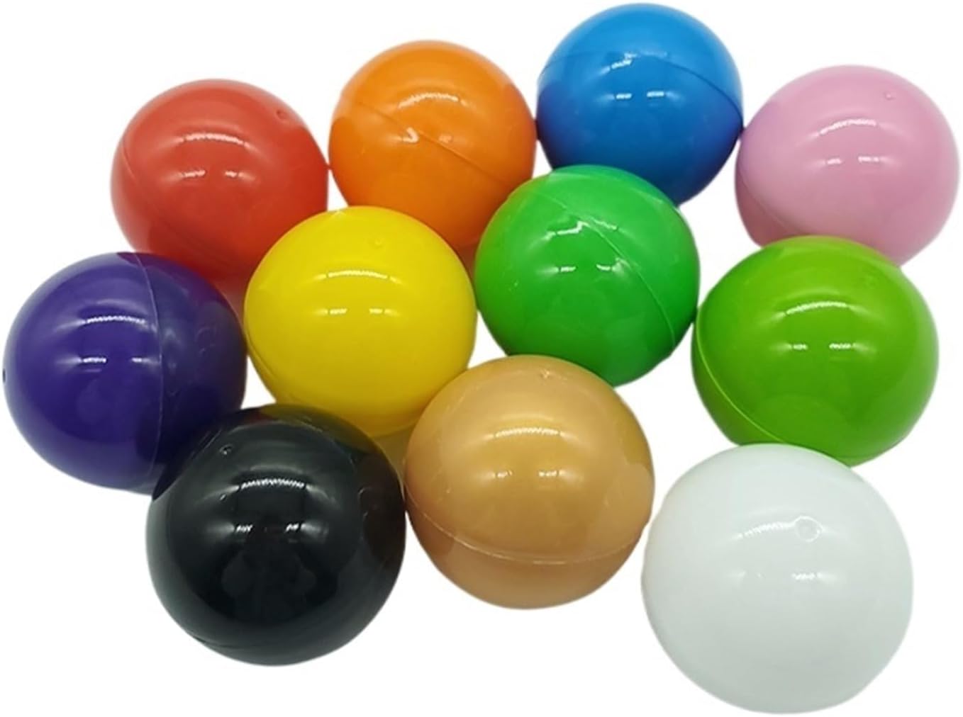 Vending Machine Capsules 100Pcs Diameter 50MM 2 Inch Round Plastic PP Toy Capsules Empty Surprise Ball Can Open For Vending Machine(Blue)