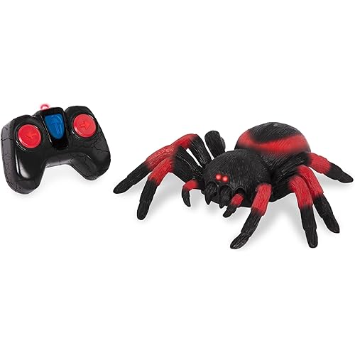 Terra by Battat – Realistic Tarantula RC Spider with Infrared Remote, Creepy Led Eyes, Fun Toy for Kids & Adults, Includes Detailed Design, Ideal Gift for Spider Lovers 6+ Years