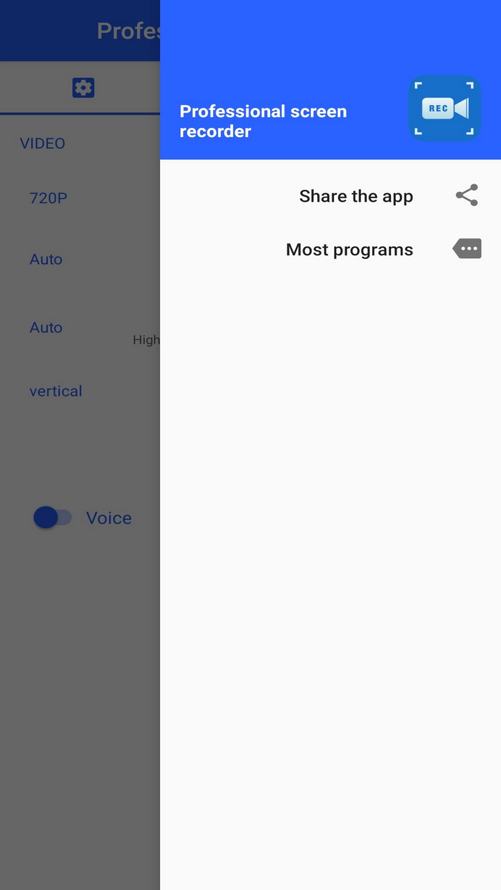 Professional screen for Android