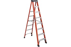 Louisville Ladder 8ft Stepladder: Durable Fiberglass for Everyday Projects