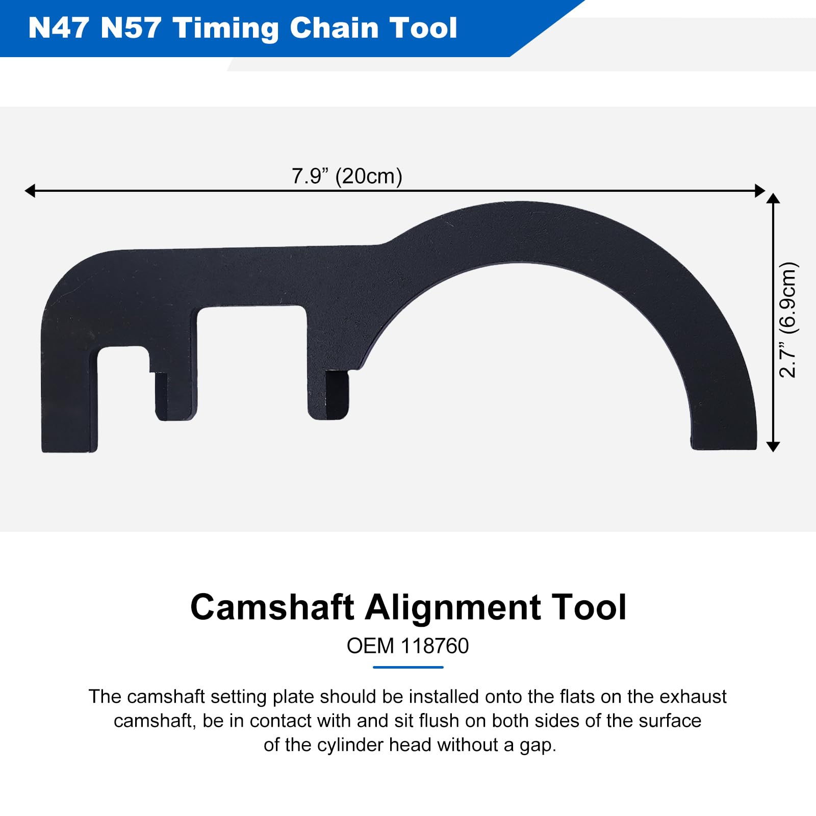 FreeTec 8 Attrezzi Per Messa In Fase Motori BMW N47/N57, Kit Catena Distribuzione