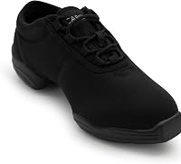 Capezio Canvas Dansneaker Split-Sole Dance Sneakers - Padded Comfort, Effortless Spin for Ballet & Modern Dance